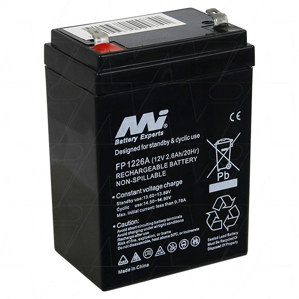 MI Battery Experts FP1226A
